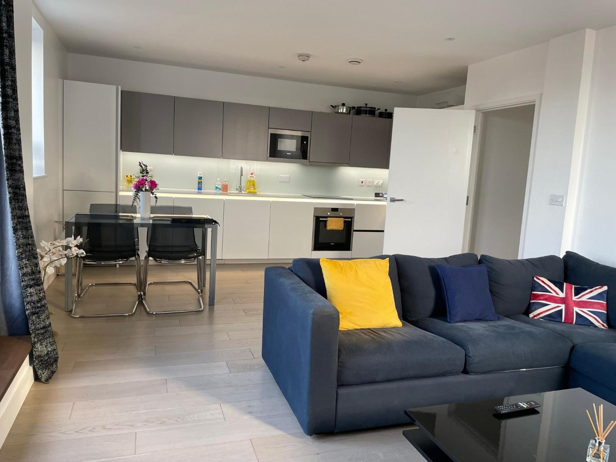 Apartament Modern & Spacious Penthouse In North Londyn Zewnętrze zdjęcie